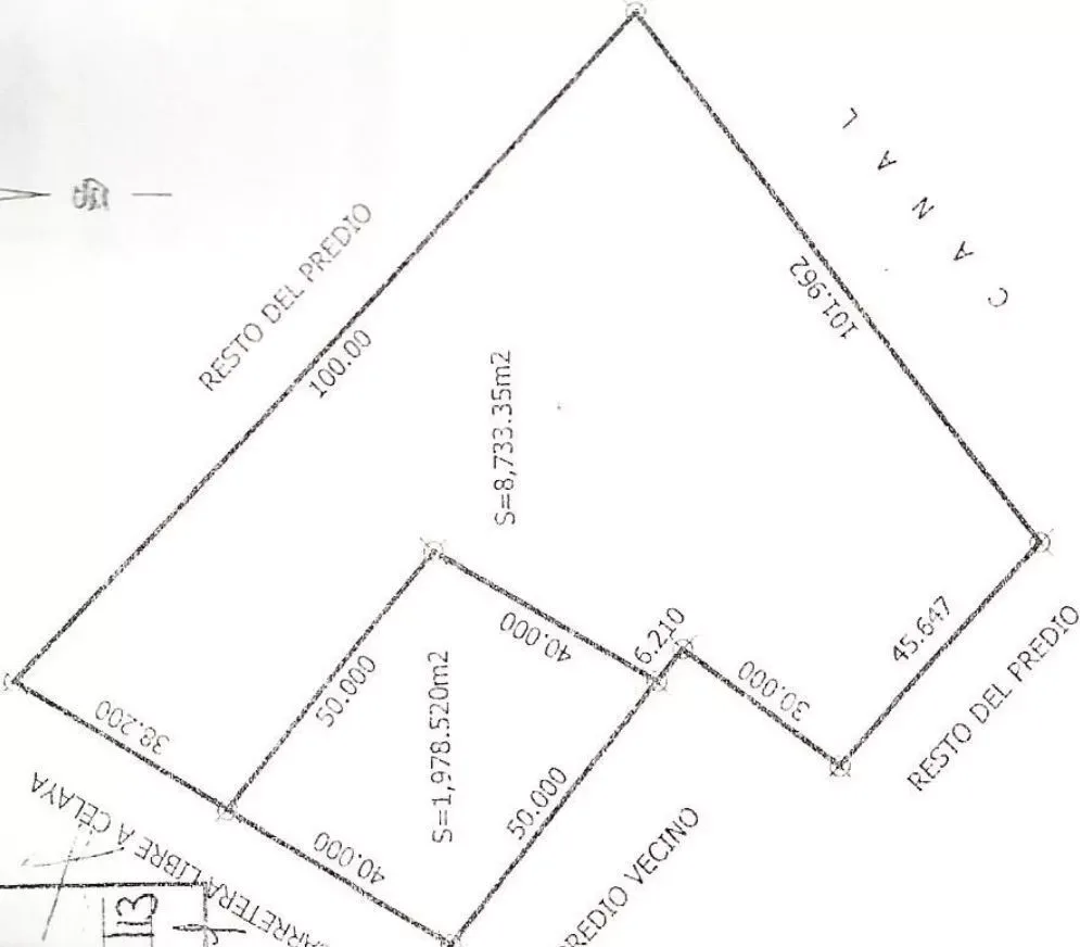 TERRENO COMERCIAL Y DE SERVICIOS 8773 MTS. AV. CONSTITUYENTES.